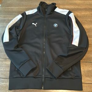 Puma | BMW Motorsport branded black track jacket